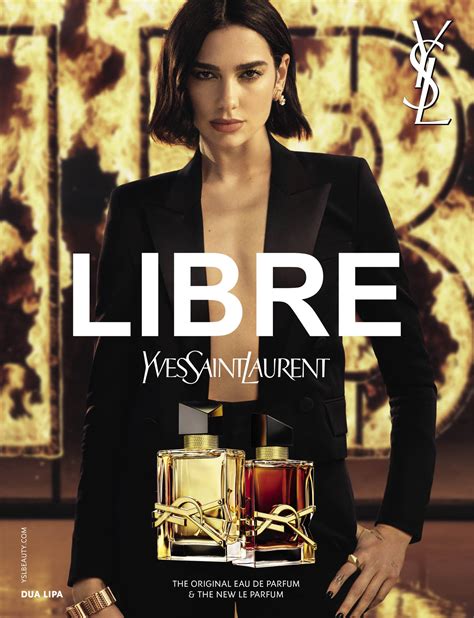 YSL libre advert model